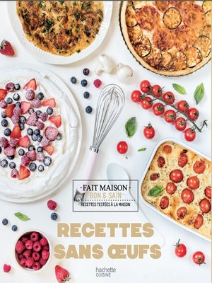 cover image of Recettes sans oeufs